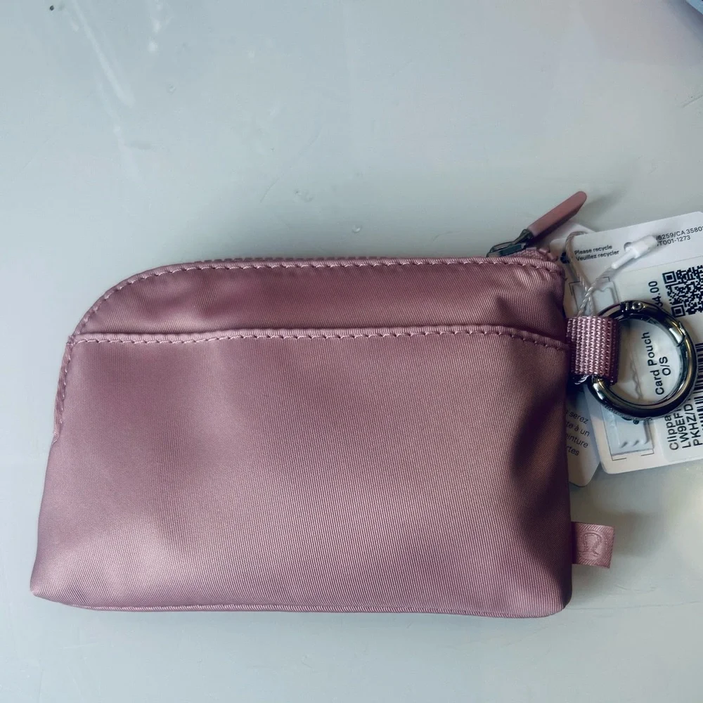 Lululemon Athletica Pink Clippable Card Pouch - Picture 6 of 7